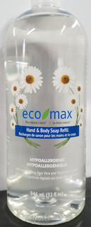Hand & Body Soap REFILL - No Scent (Ecomax)